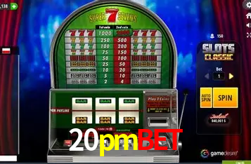 Tabela RTP dos jogos de cassino da 20pmbet